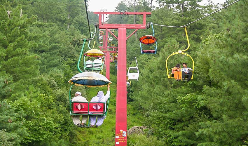 Pindi Point Chair Lift | Murree | پنڈی پوائینٹ چیئر لفٹ